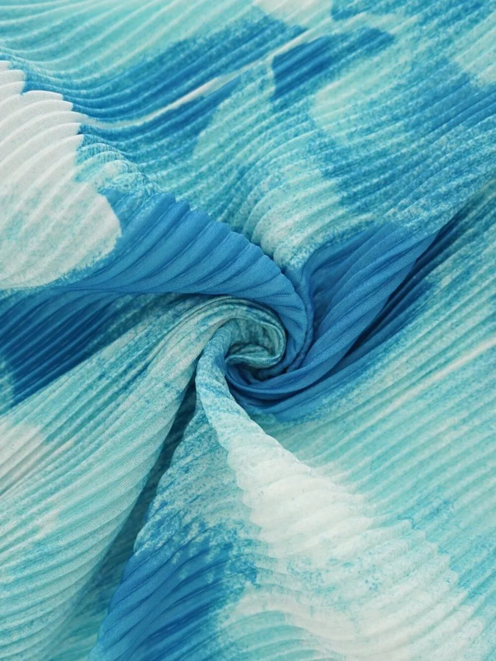 Blue Elegant Women's Y2k Vacation Tie-Dye Camisole top